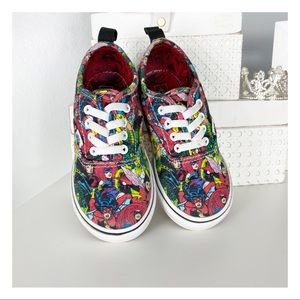 VANS X MARVEL | Kids comics elastic shoes (9.5c)